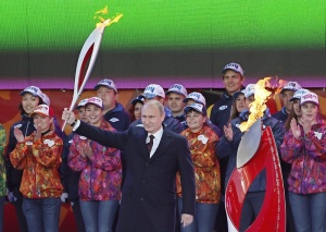 Олимпийският огън загасна в Русия