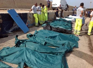 Още 17 тела са открити край Лампедуза