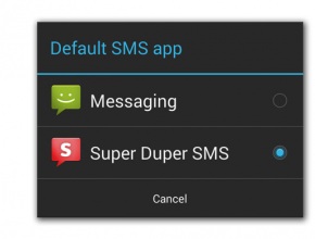 С Android 4.4 KitKat ще може да се избира друго приложение за SMS