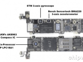 Проблемите с акселерометъра на iPhone 5s са заради нов доставчик