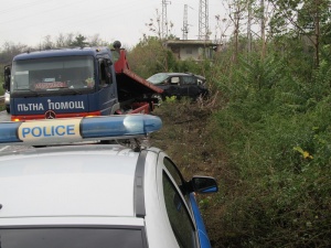 Камион се преобърна край Велико Търново, шофьорът е загинал