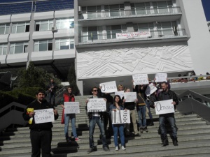 Студенти от Югозападния университет подкрепиха окупацията