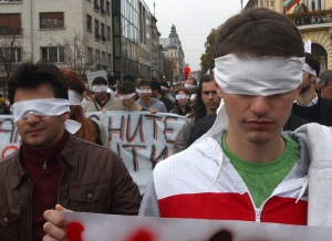 „Икономист": Студенти в България на барикадите
