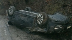 Екип на Бареков катастрофира край Монтана