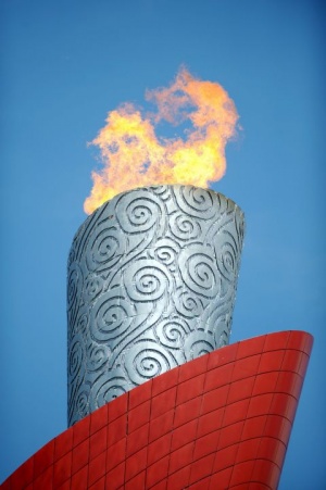 Олимпийският огън влезе и в езерото Байкал