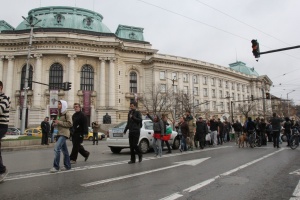 Студентски протести и на празника на СУ „Св. Кл. Охридски“