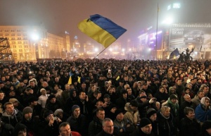 Шеста поредна нощ на протести в Украйна