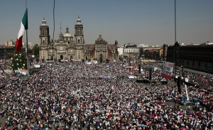 40 000 се вдигнаха на протест срещу мексиканския президент