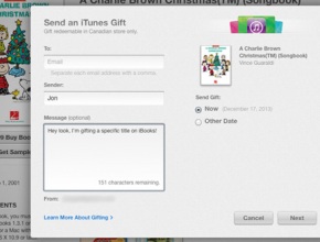 Потребителите на Mac и iOS вече могат да изпращат книги от iBookstore за подарък