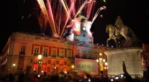 Мадрид посрещна Нова година един ден предварително