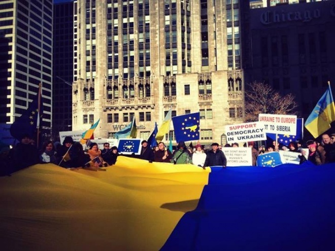 100 000 души се събраха в центъра на Киев