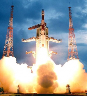 Индия изстреля първата си ракета с криогенен двигател