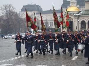 Богоявленски водосвет на бойните знамена в столицата