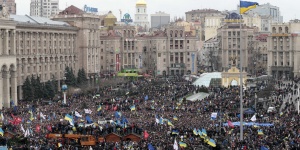 Бой и безредици в Киев
