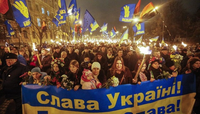 Десет хиляди в Киев, въпреки забраната за демонстрации