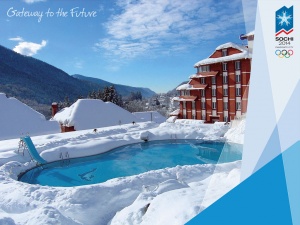 Репетиция на светлинното шоу в Сочи