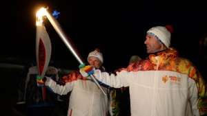 Олимпийският огън пристигна в Сочи