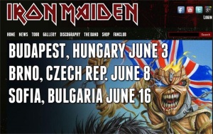 Iron Maiden идват в София на 16 юни