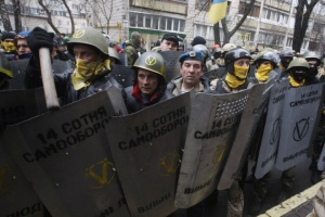 Активистите „освободиха“ кметството в Киев