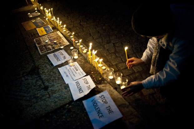 Мирен протест в София срещу насилието в Украйна