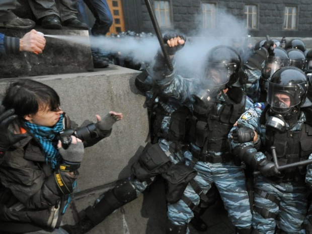 Стрелба по милиционери в Киев