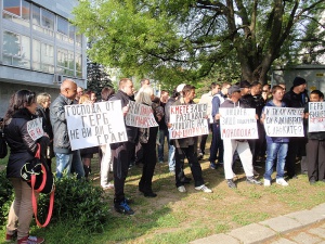 Бургаски търговци протестираха срещу Lafka