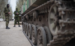 Сблъсъци в оръжеен склад в Славянск