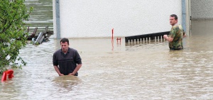 Сърбия, Босна и част от Словения под вода
