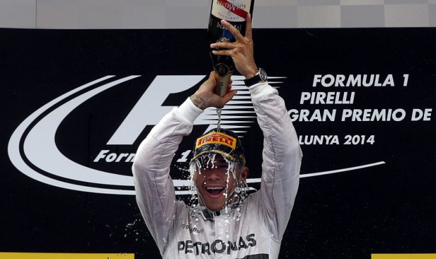 Хамилтън начело във Формула 1 след победа в Гран при на Испания