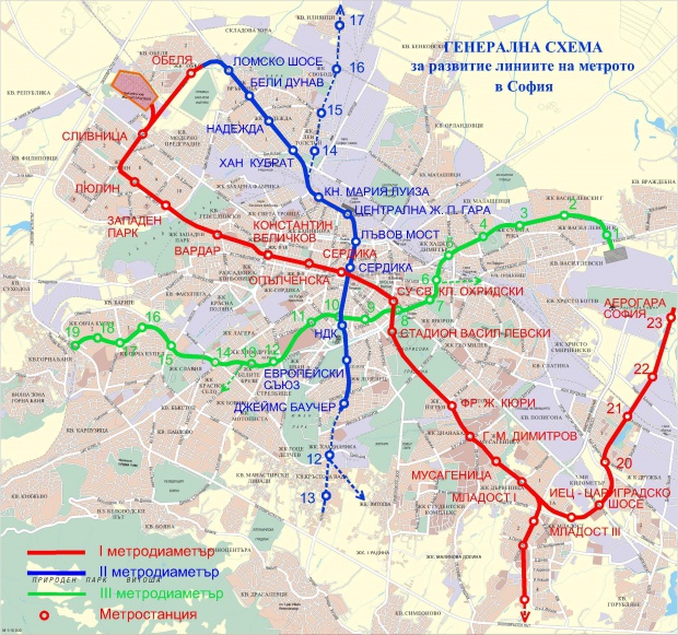 КЗК отмени обществена поръчка за третата линия на метрото