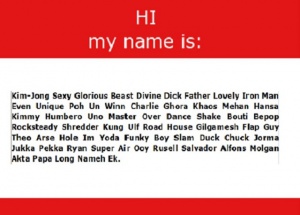 63 думи съдържа името на човека с най-много имена