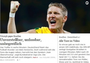 Немските медии за триумфа на Германия снощи