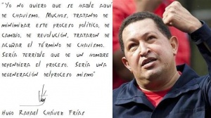Създават компютърен шрифт с почерка на Уго Чавес