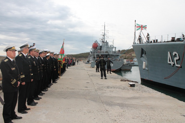 Българската фрегата  „Верни” в операция на НАТО в Средиземно море
