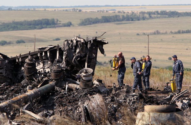 Разследването на катастрофата на Боинг 777 спря заради боеве