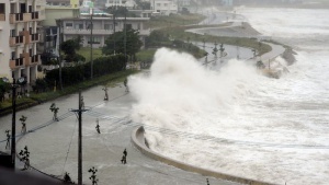 Тайфун остави 250 000 домакинства без ток в Япония