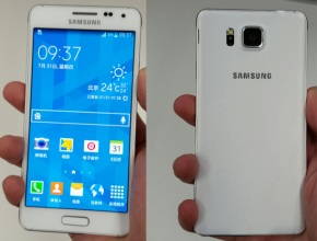 Нови снимки показват Samsung Galaxy Alpha в бяло