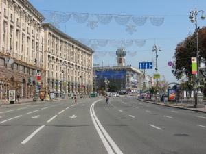 Възстановено е движението по улиците на Киев
