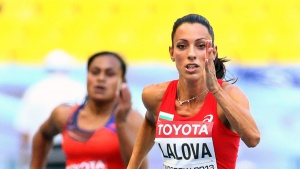 Ивет Лалова на финал на 100 метра в Цюрих