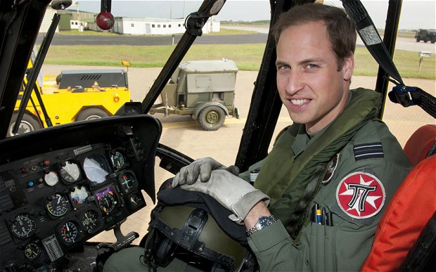 Принц Уилям кандидат за "въздушна линейка"
