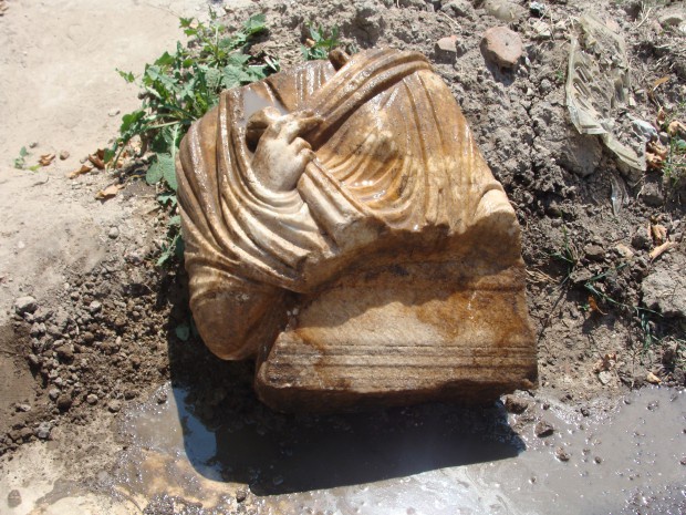 Бюст на жена от римско време откриха до пощата в Пловдив