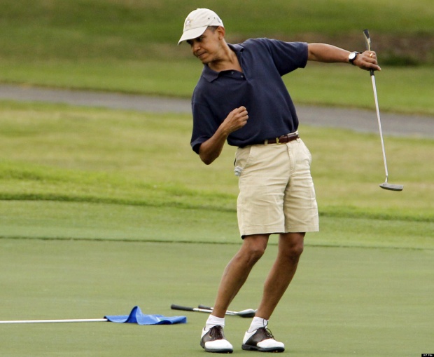 Обама отиде на голф след изявлението за смъртта на Фоули