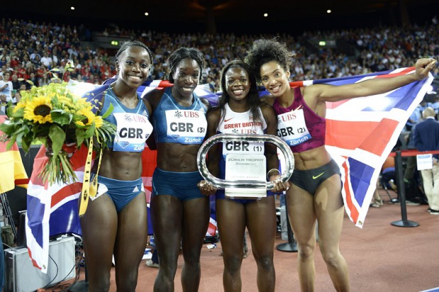 Диамантената лига: Женският отбор на Великобритания счупи национален рекорд на 4х100 м