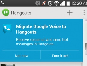 Започна интеграцията на Google Voice в Hangouts