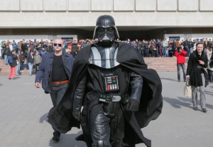 "Тъмните джедаи" и Лорд Вейдър отиват на избори в Украйна