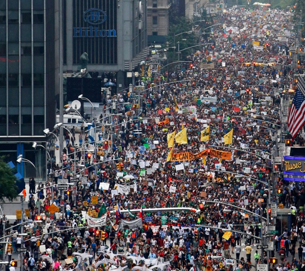 675 000 маршируваха заради климата