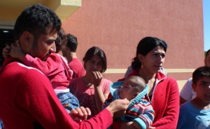 Роми протестират срещу бежанци в Харманли