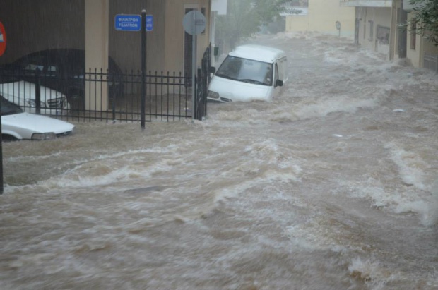 Наводнения заляха част от Гърция