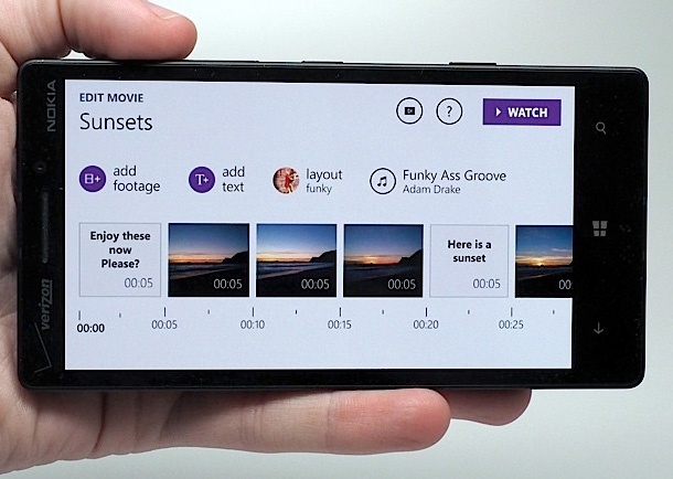Microsoft пусна ново приложение за обработка на видео за Lumia и Surface