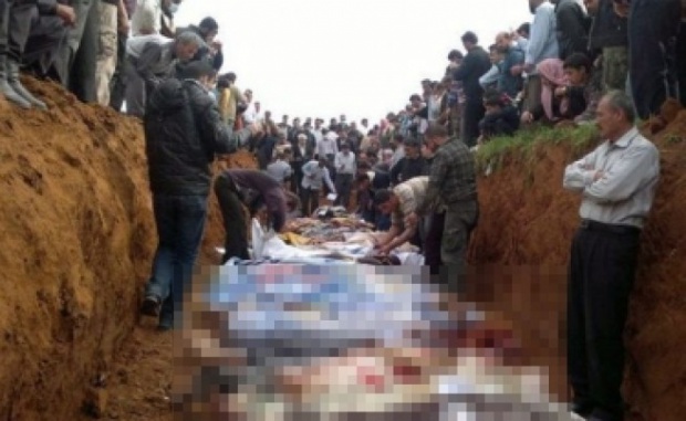 Откриха масов гроб с 230 трупа в Сирия